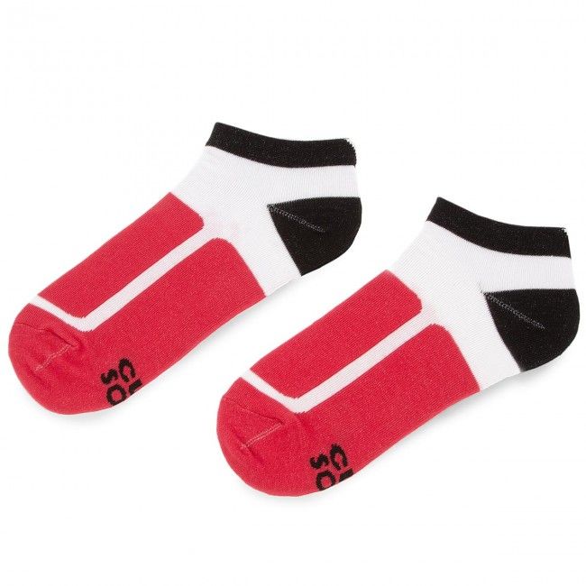 Calzini corti unisex CUP OF SOX - Social C Multicolore Rosso