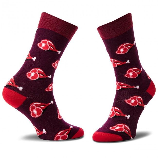 Calzini lunghi unisex Cup of Sox - Flame Grilled Mcdouble Sox Bordeaux