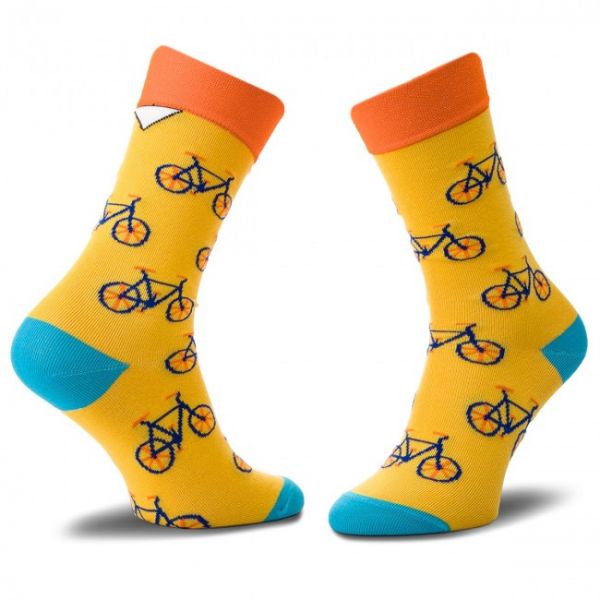 Calzini lunghi unisex Cup of Sox - Eatable D Giallo
