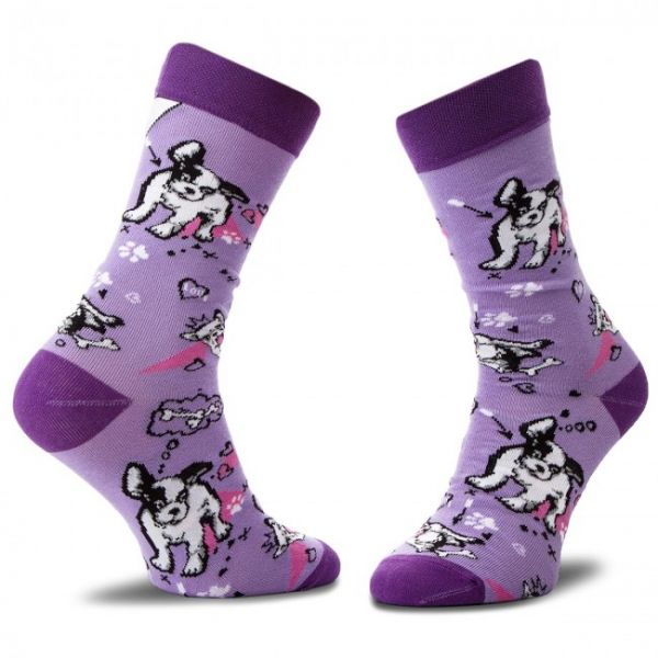 Calzini lunghi unisex Cup of Sox - Science Fishion E Viola