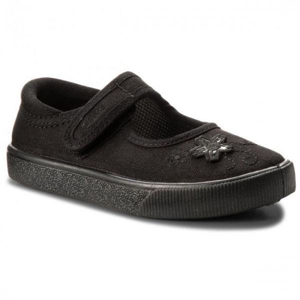 Scarpe basse Clarks - Hopper Go 261196496 Black Fabric Scarpe basse Clarks - Hopper Go 261196496 Black Fabric