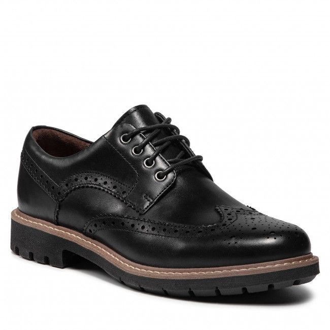 Scarpe basse Clarks - Batcombe Wing 261271927 Black Leather