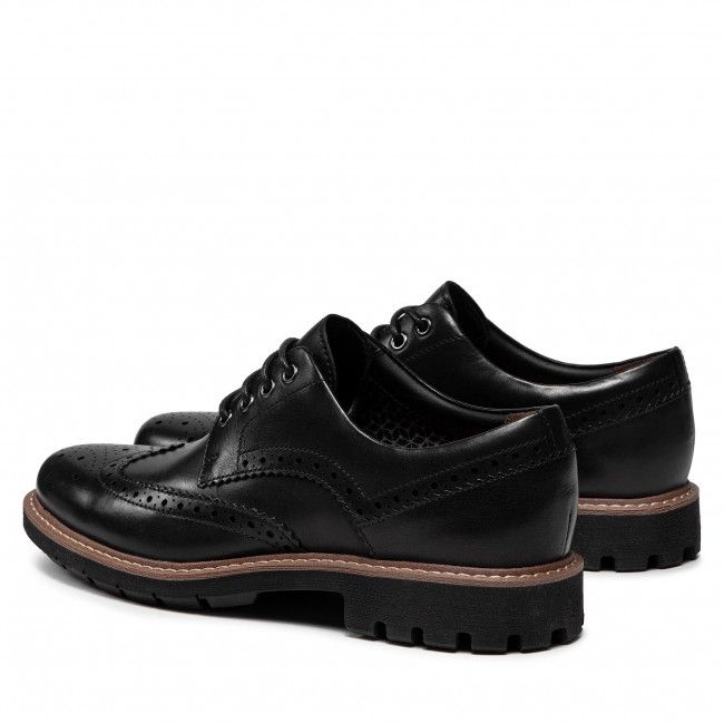 Scarpe basse Clarks - Batcombe Wing 261271927 Black Leather