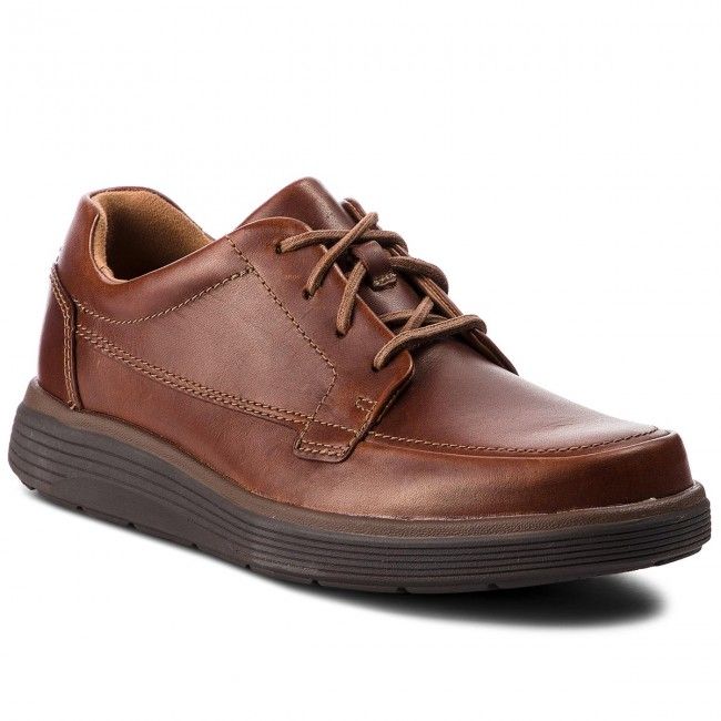 Scarpe basse Clarks - Un Abode Ease 261369827 Dark Tan Lea