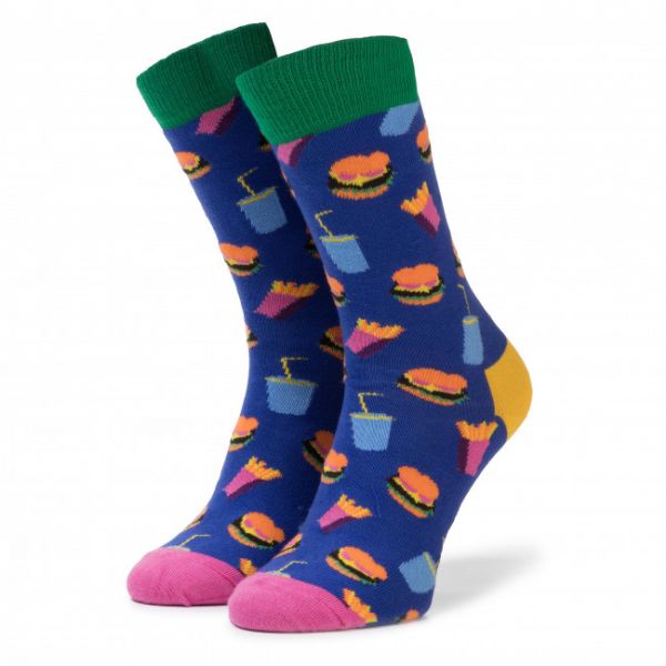 Calzini lunghi unisex Happy Socks - HAM01-6000 Blu scuro