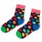 Calzini lunghi unisex HAPPY SOCKS - BDO01-6001 Multicolore Nero