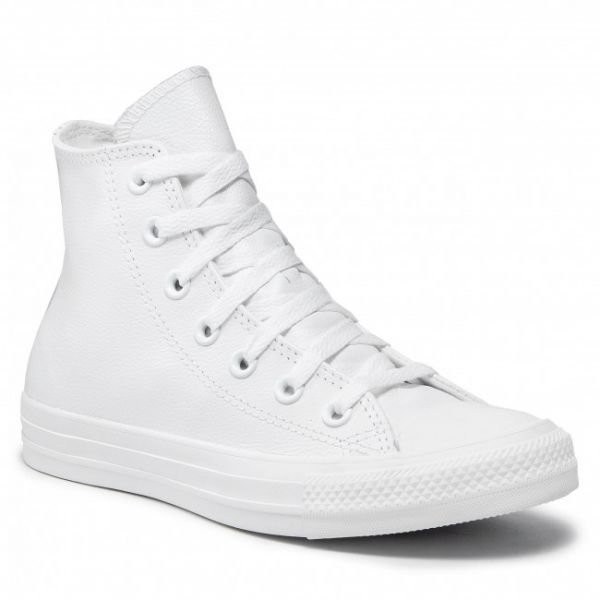 Scarpe da ginnastica Converse - Ct A/S Lthr Hi 1T406 White Monochrome Scarpe da ginnastica Converse - Ct A/S Lthr Hi 1T406 White Monochrome