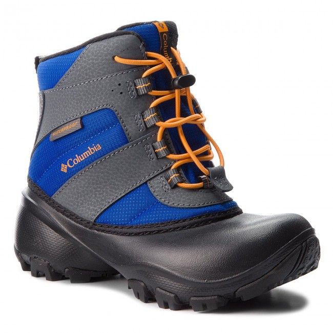 Stivali da neve Columbia - Childrens Rope Tow III Waterproof BC1322 Azul/Orange Blast 437