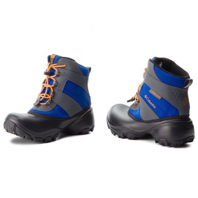 Stivali da neve Columbia - Childrens Rope Tow III Waterproof BC1322 Azul/Orange Blast 437