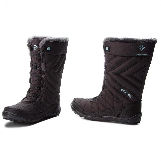 Stivali da neve COLUMBIA - Youth Minx Mid III Wp Omni-Heat BY5949 Black/Iceberg 010