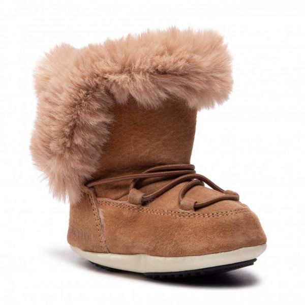 Stivali da neve Moon Boot - Crib Suede 34010300001 Whiskey Stivali da neve Moon Boot - Crib Suede 34010300001 Whiskey