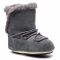 Stivali da neve Moon Boot - Crib Suede 34010300002 Dark Gray