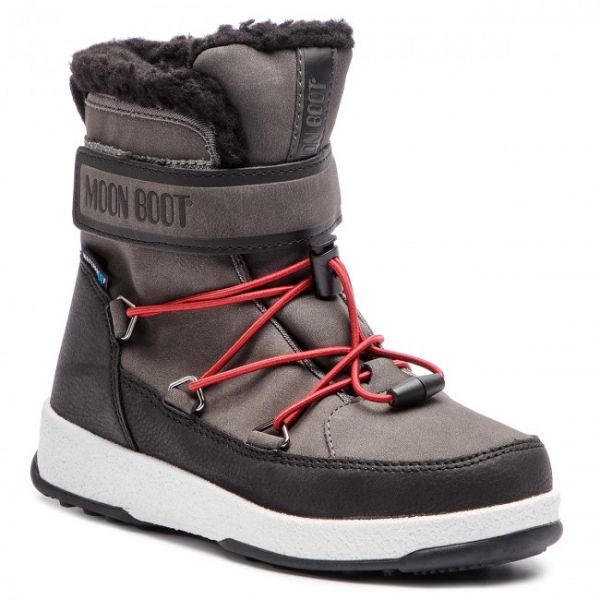 Stivali da neve Moon Boot - Jr Boy Boot Wp 34051600002 Black/Castleroc Stivali da neve Moon Boot - Jr Boy Boot Wp 34051600002 Black/Castleroc