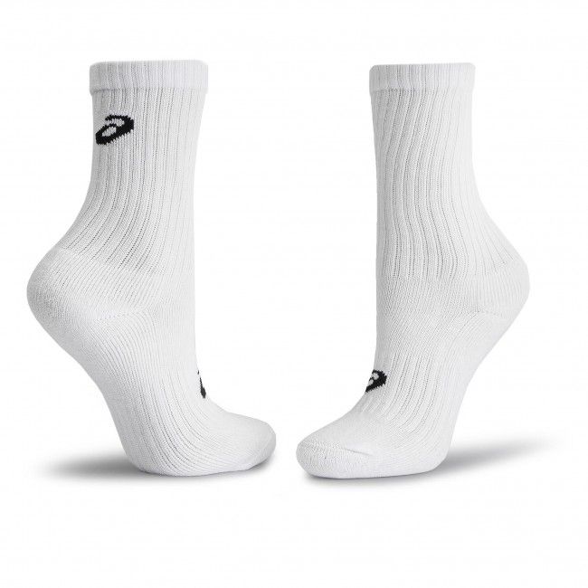 Set di 3 paia di calzini lunghi unisex Asics - 3PPK Crew Sock 155204 White 0001