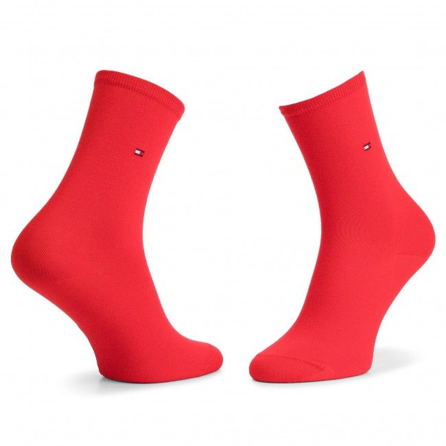 Set di 2 paia di calzini lunghi da donna Tommy Hilfiger - 371221 Red 684