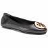 Ballerine TORY BURCH - Minnie Travel Ballet With Metal Logo 50393 Perfect Black/Gold 013