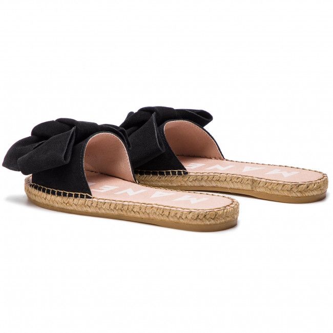 Espadrillas MANEBI - Sandals With Bow K 1.0 J0 Black Suede