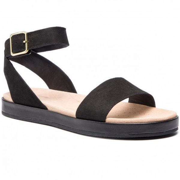 Sandali CLARKS - Botanic Ivy 261413504 Black Nubuck
