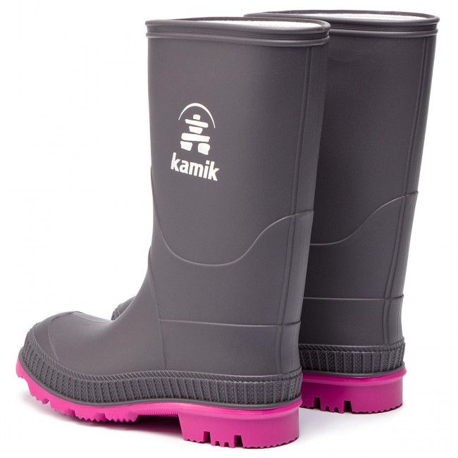 Wellington Kamik - Stomp EK6149 Chercoal Magenta