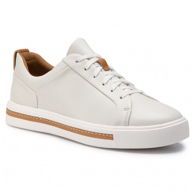 Sneakers CLARKS - Un Maui Lace 261401684 White Leather