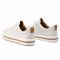 Sneakers CLARKS - Un Maui Lace 261401684 White Leather