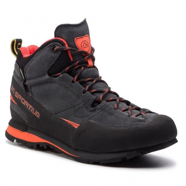 Scarpe da trekking LA SPORTIVA - Boulder X Mid 17E900304 GORE-TEX Carbon/Flame