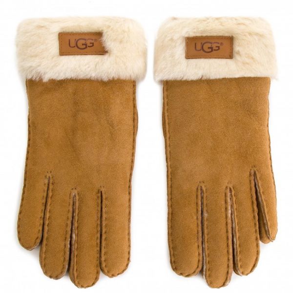 Guanti da donna UGG - W Turn Cuff Glove 17369 Chestnut Guanti da donna UGG - W Turn Cuff Glove 17369 Chestnut