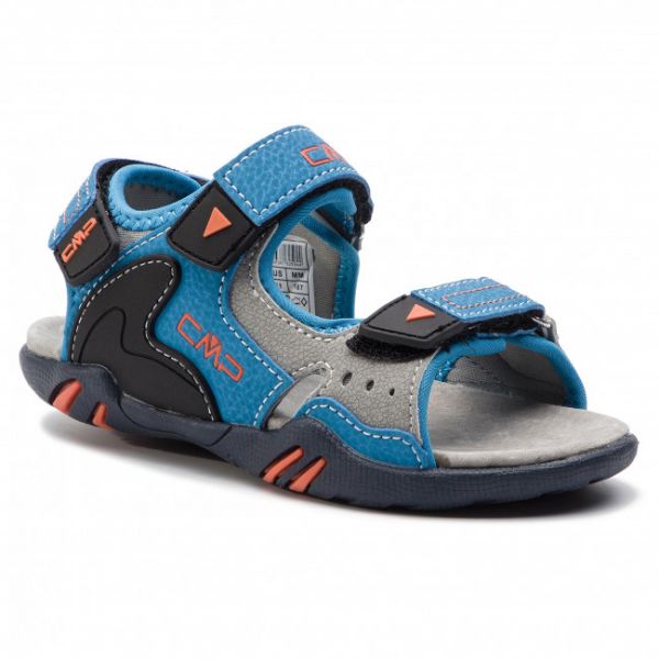 Sandali CMP - Kids Alphard Hiking Sandal 39Q9614 Cyano/Orange 25MC Sandali CMP - Kids Alphard Hiking Sandal 39Q9614 Cyano/Orange 25MC