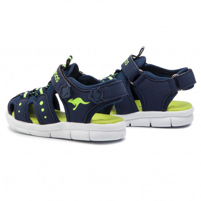 Sandali KANGAROOS - K-Mini 02035 000 4054 Dk Navy/Lime