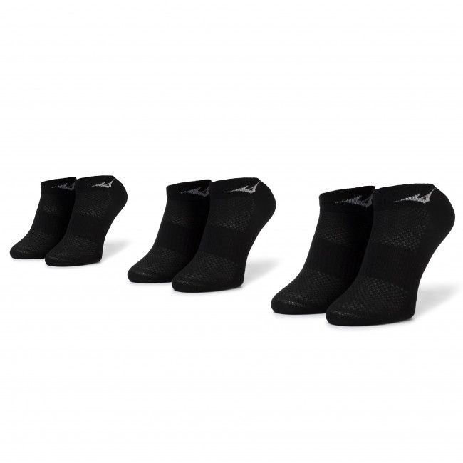 Set di 3 paia di calzini corti da donna MIZUNO - Training Mid 3P 67UU950 Black/Black/Black 98