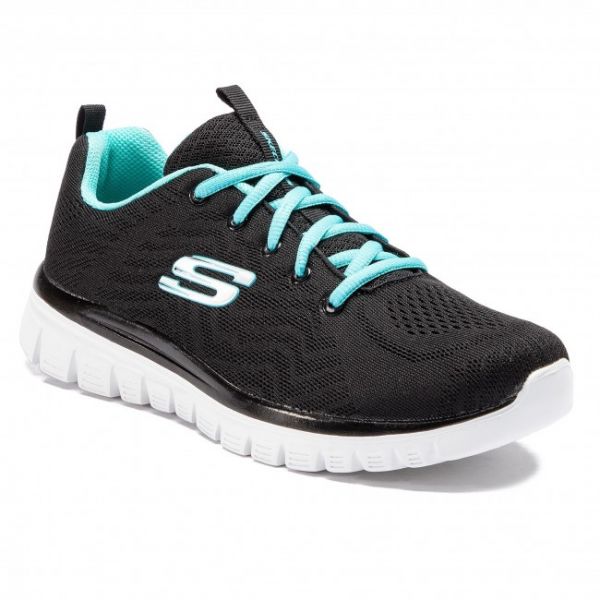 Scarpe Skechers - Get Connected 12615/BKTQ Black/Turquoise Scarpe Skechers - Get Connected 12615/BKTQ Black/Turquoise