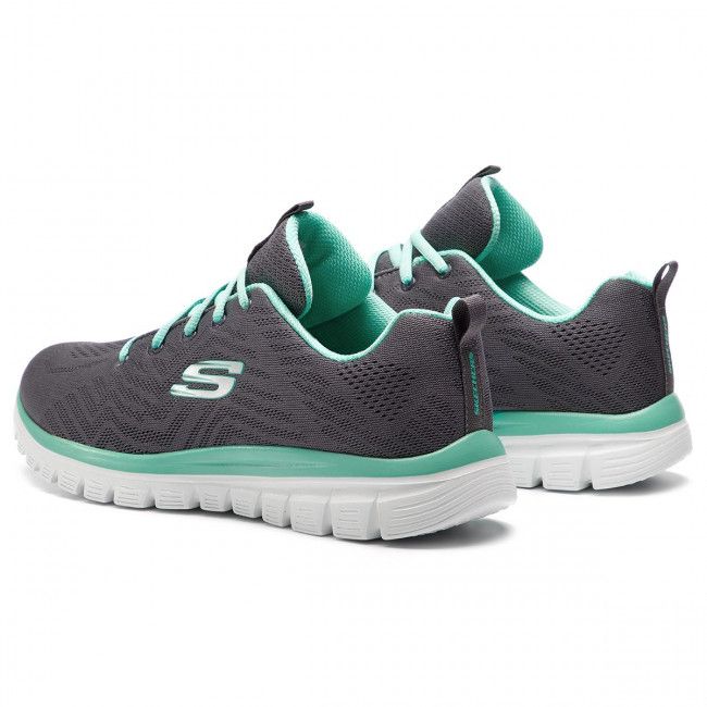 Scarpe SKECHERS - Get Connected 12615/CCGR Charcoal/Green