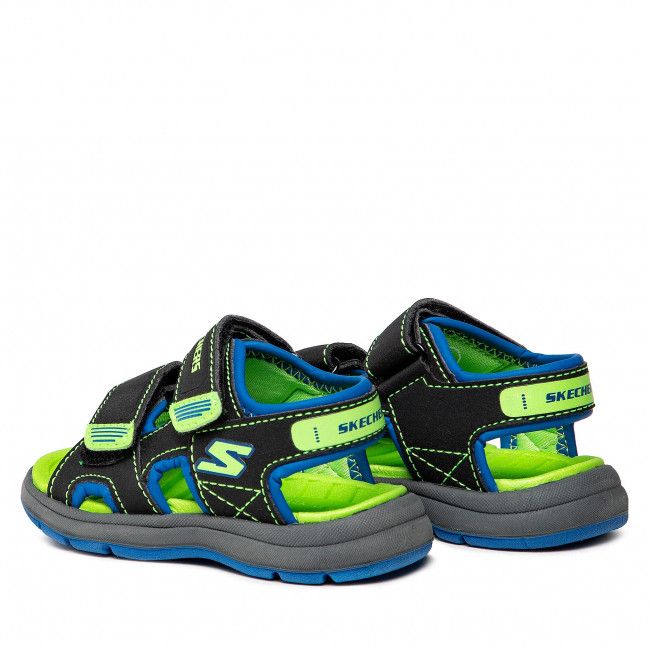 Sandali Skechers - Sun Spurt 97125N/BBLM Blk/Blue/Lime