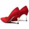 Scarpe stiletto R.POLAŃSKI - 0982 Czerwony Zamsz