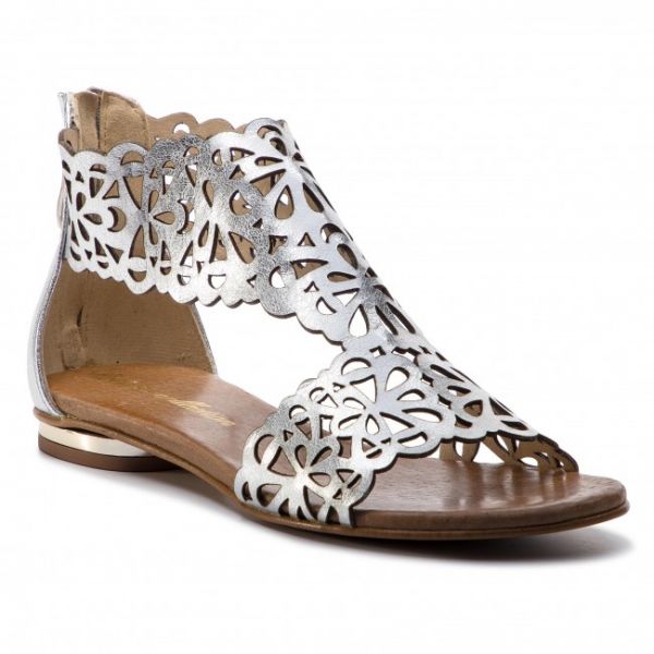 Sandali ROBERTO - 2699 Srebro Laser Sandali ROBERTO - 2699 Srebro Laser