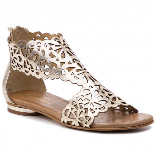 Sandali ROBERTO - 2699 Złoty Laser Sandali ROBERTO - 2699 Złoty Laser