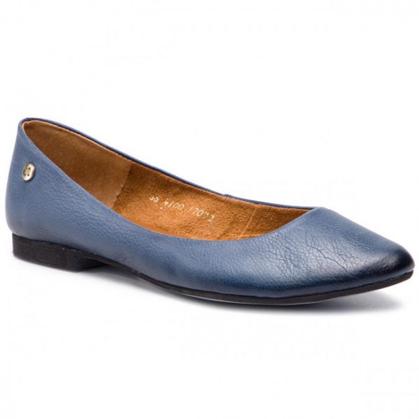 Ballerine MACIEJKA - 04100-17/00-8 Granat Na Jeans Ballerine MACIEJKA - 04100-17/00-8 Granat Na Jeans