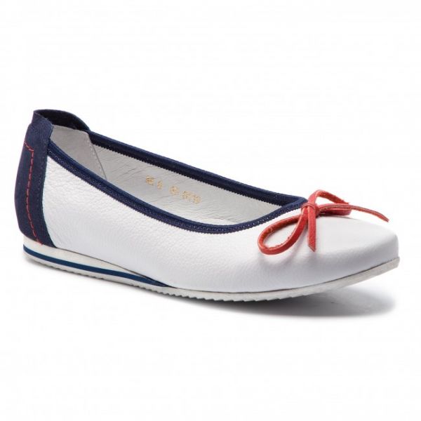 Ballerine R.POLAŃSKI - COMFORT 0991 Biały/Granatowy Ballerine R.POLAŃSKI - COMFORT 0991 Biały/Granatowy