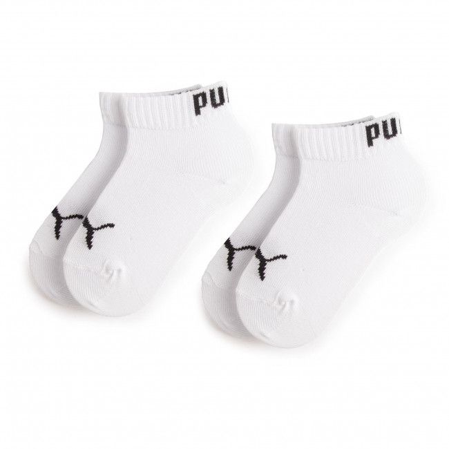 Set di 2 paia di calzini corti unisex Puma - 194011001 White 300