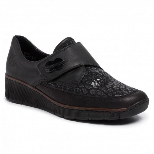 Scarpe basse RIEKER - 537C0-00 Schwarz