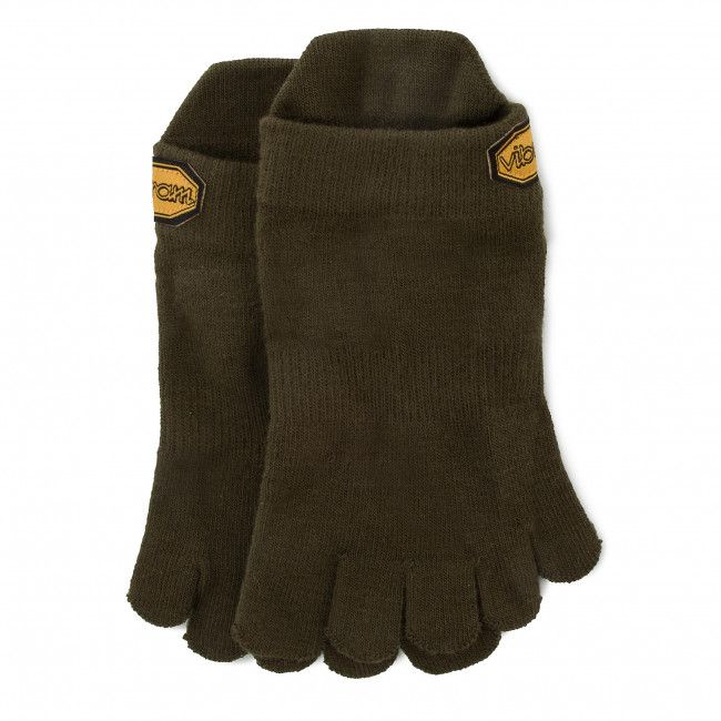 Calzini corti unisex VIBRAM FIVEFINGERS - Athletic No Show S18N01 Military Green