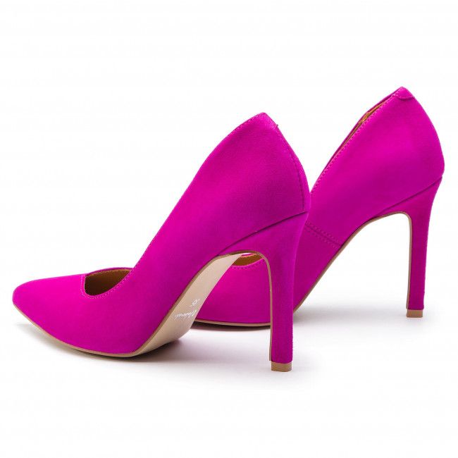 Scarpe stiletto R.POLAŃSKI - 1003 Fuksja Zamsz Neon