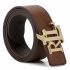 Cintura da donna Lauren Ralph Lauren - Rev Lrl 40 Drc Wde 412754806002 Tan/Dark Brown