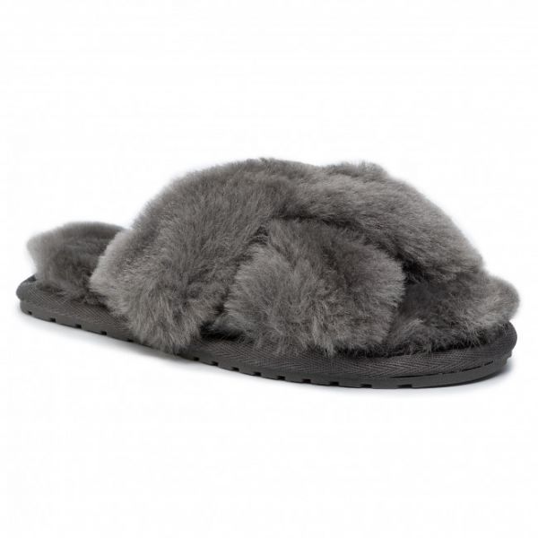 Pantofole EMU Australia - Mayberry Teens T12176 Charcoal Pantofole EMU Australia - Mayberry Teens T12176 Charcoal