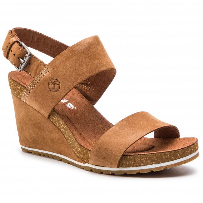 Sandali TIMBERLAND - Capri Sunset Wedge TB0A1PGVF13 Rust Nubuck