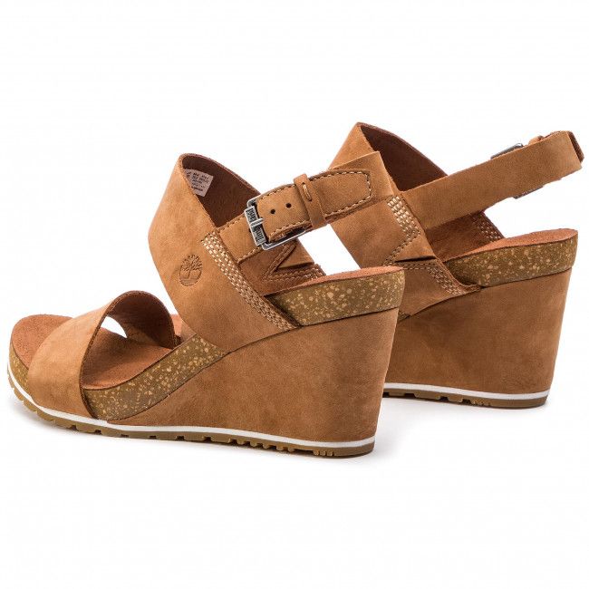 Sandali TIMBERLAND - Capri Sunset Wedge TB0A1PGVF13 Rust Nubuck