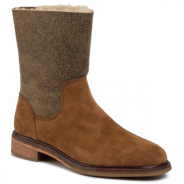 Tronchetti CLARKS - ClarkdaleAxHot 261465234 Dark Tan Suede