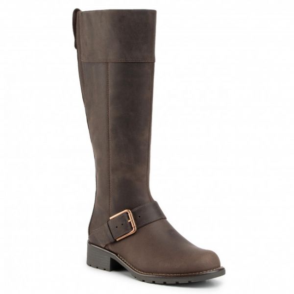 Stivali CLARKS - Orinoco Jazz 261465694 Dark Brown Lea Stivali CLARKS - Orinoco Jazz 261465694 Dark Brown Lea