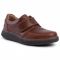 Scarpe basse CLARKS - Un Abode Strap 261369877 Dark Tan Lea