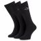 Set di 3 paia di calzini lunghi da uomo Converse - E745B-3020 Nero